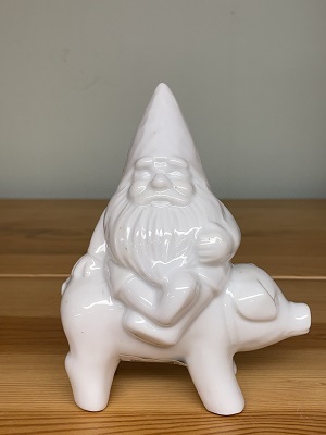 1309-3809-B TOMTE SITTER GRIS 14 CM